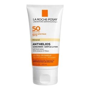 La Roche-Posay - Anthelios Mineral SPF 50 (4.0 oz) Body Face Sunscreen
